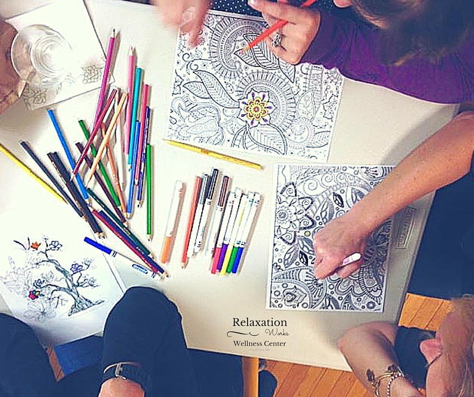 adult coloring class